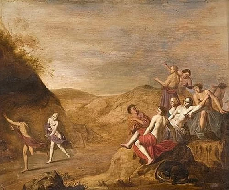 Atalanta e Meleagro - attribuito